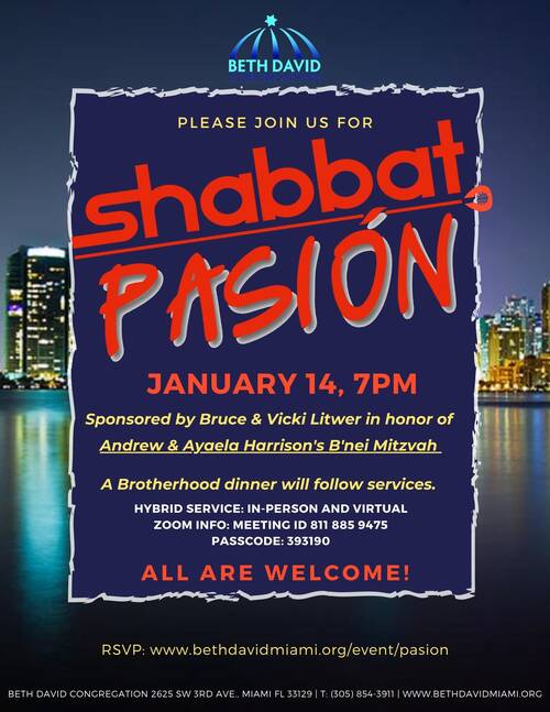 Banner Image for Shabbat Pasión