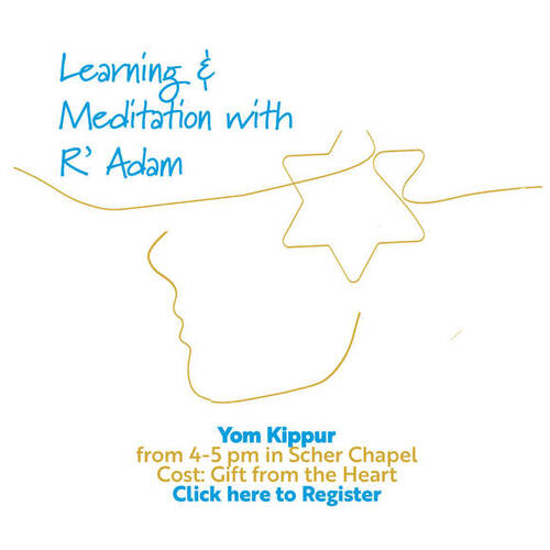 Banner Image for Yom Kippur Learning and Mediation with R' Adam